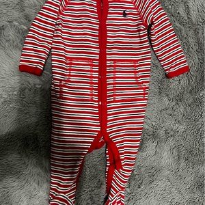 Red, White, & Blue 6 month Polo onesie